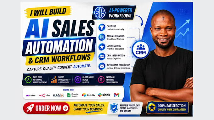 build ai sales automation and CRM workflows