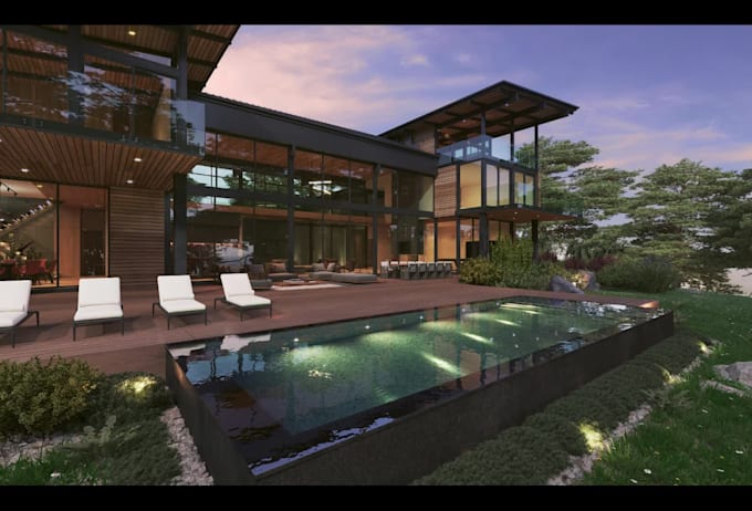 create realistic aerial view renderings