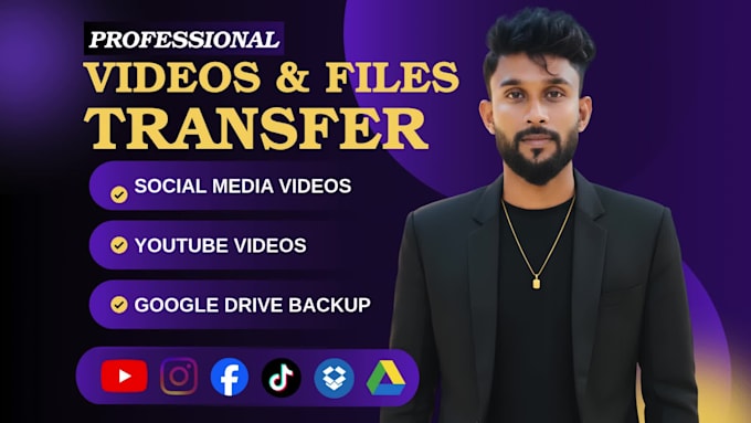 securely transfer your videos from any platform to youtube