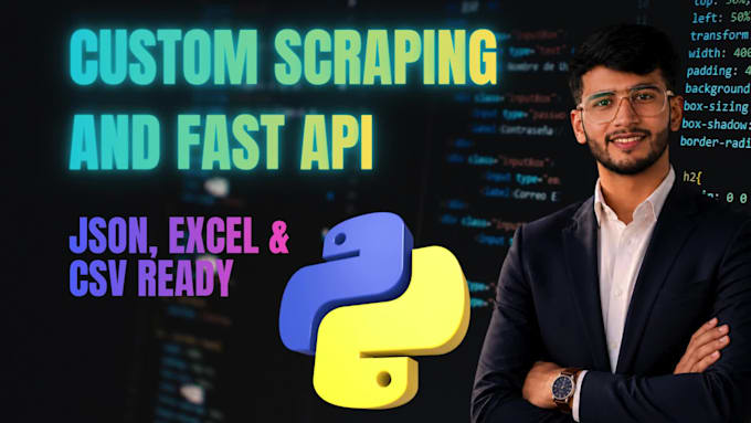 build a python web scraping API for data extraction and automation
