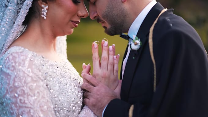 elegant wedding film video editing