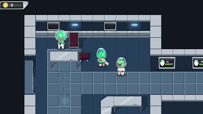develop a fully functional 2d game in godot engine for you