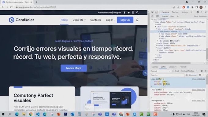 arreglaré tus errores de CSS y diseño web responsive