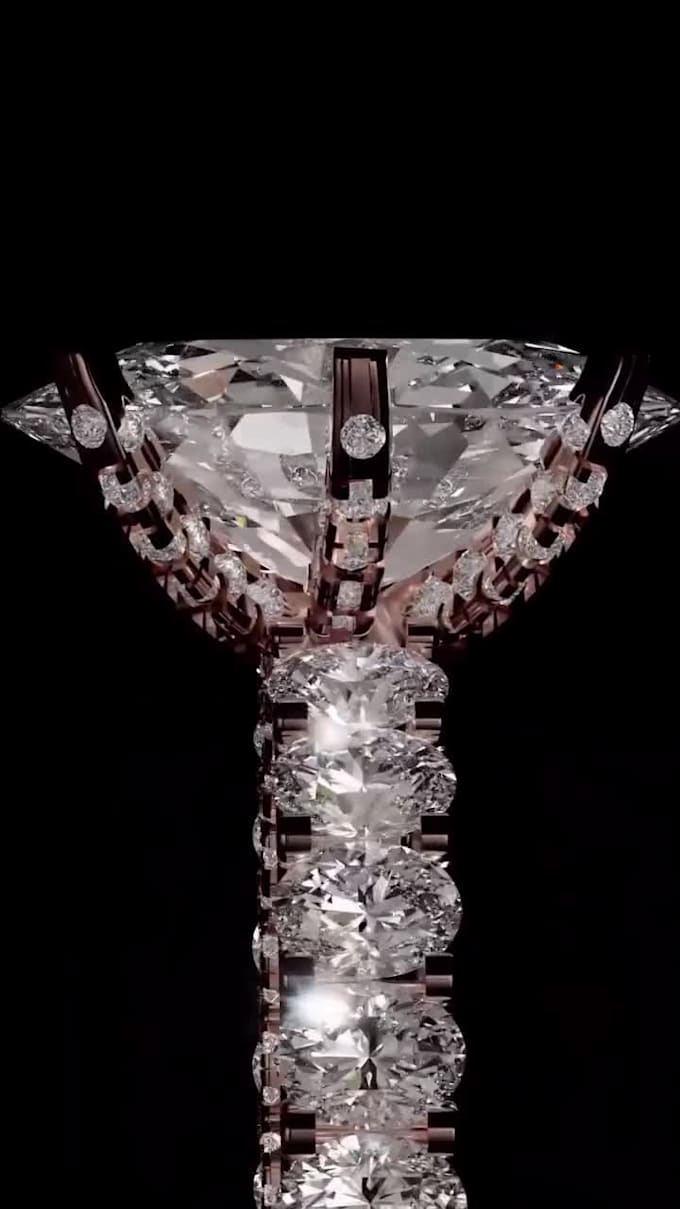 create stunning 3d jewelry animation and photorealistic rendering