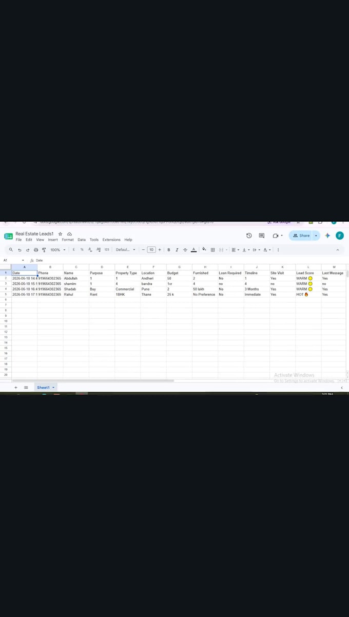 build a whatsapp ai chatbot with google sheets integration