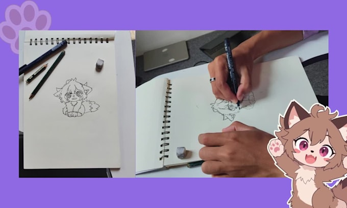 draw your furry sticker often 24h
