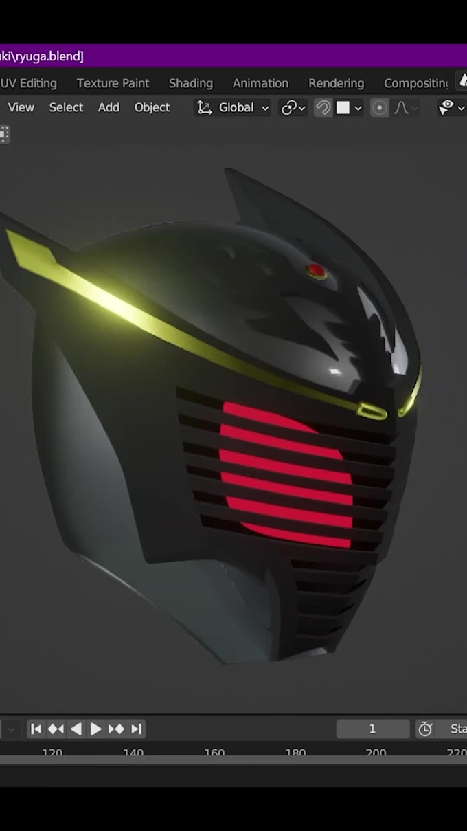 create custom 3d helmet models cosplay helmets stl and cad