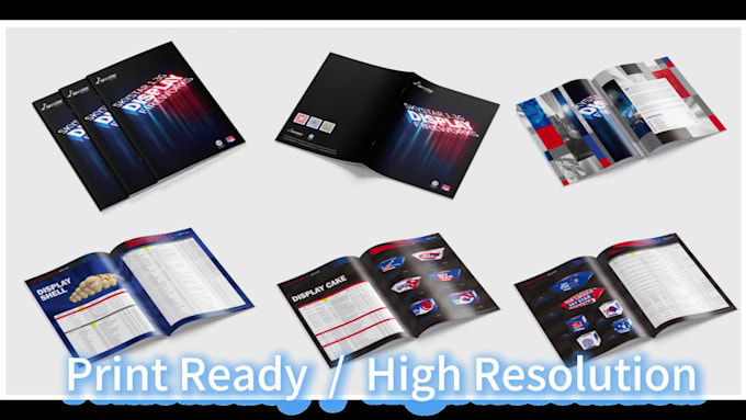design professional brochure, flyer, catalog and company profile