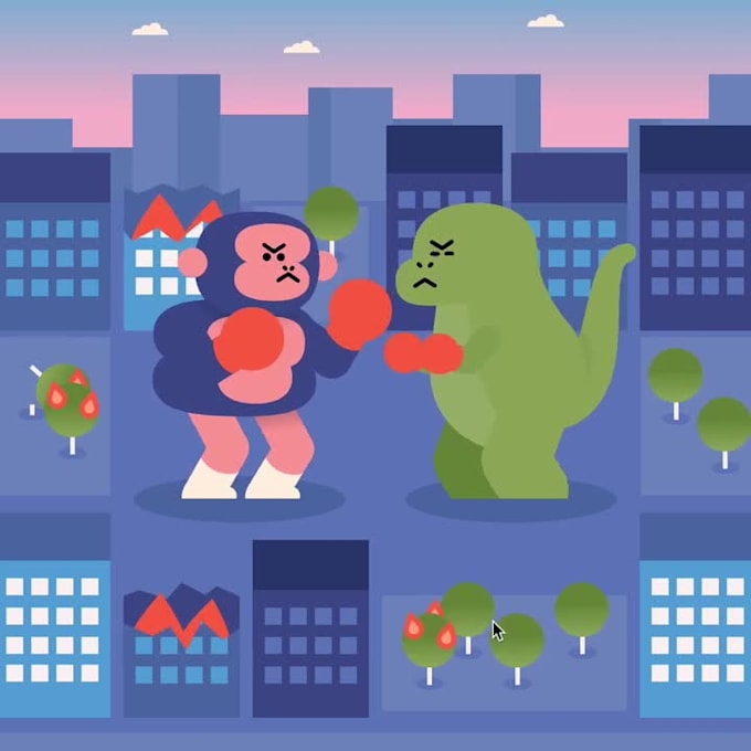 create mobile and website animation in rive, json, gif, svg