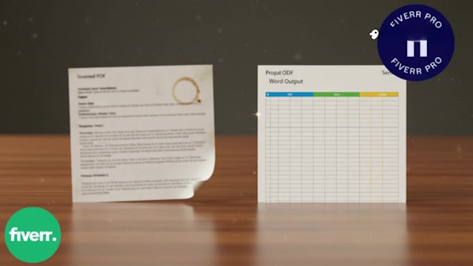 convert PDF and word files into fully editable excel sheets