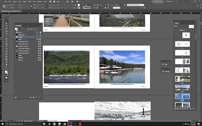 design a premium coffee table book in adobe indesign