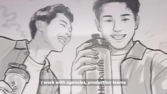 create professional commercial storyboards for TV ads