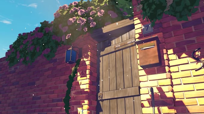 design a 3d cozy room loop for lofi streams
