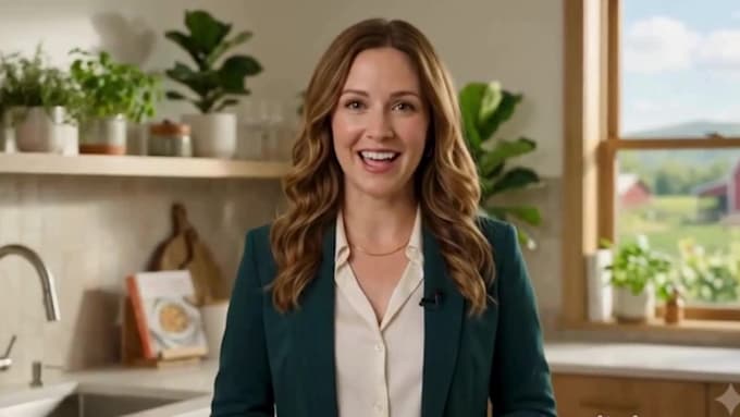 make realistic ai video news anchor presenter realistic video product explainer