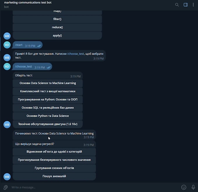 code a python automation script or custom chat bot for you