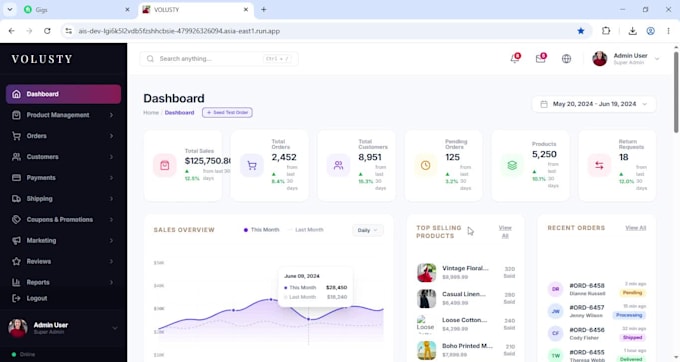 develop a premium fashion ecommerce website using laravel