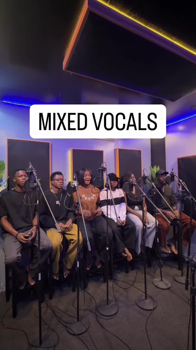 sing and record background vocals and choir for your song