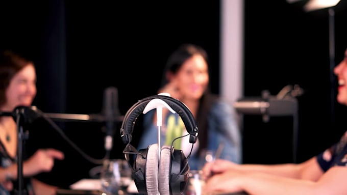 do podcast video editing with intro snippets