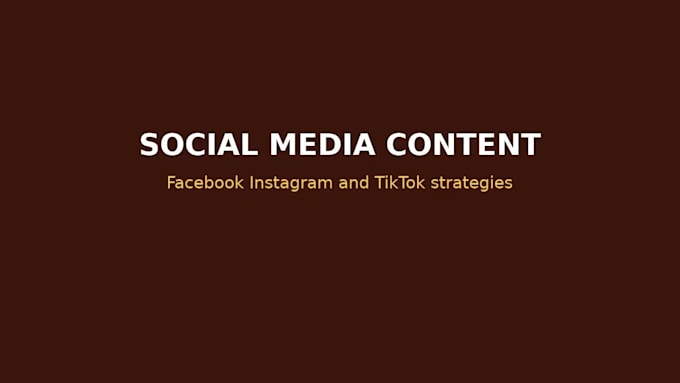 create a social media content calendar for your business