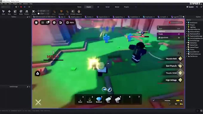 develop a full roblox game with scalable systems, lua scripting and monetization