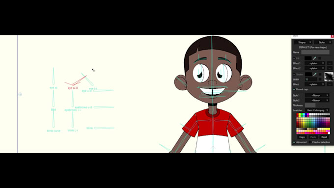 create professional moho character rigging for 2d animation