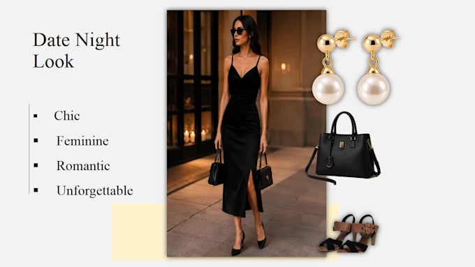 create a modern fashion lookbook powerpoint template
