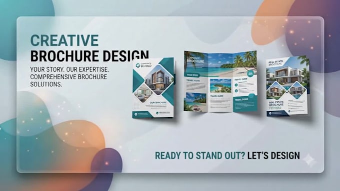 design modern flyers, brochures and restaurant menus