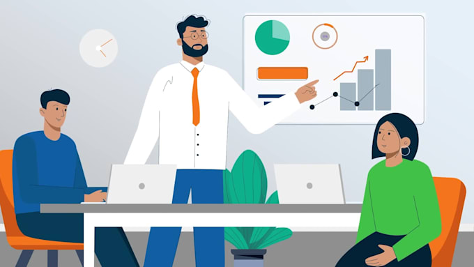 create professional 2d motion graphics animation