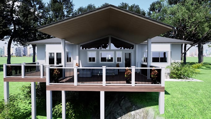 do exterior and interior design and rendering works