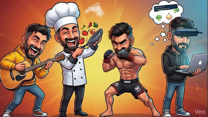 do cartoon caricature for you