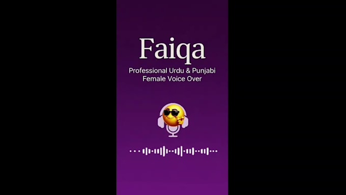 record professional urdu and punjabi female voice over