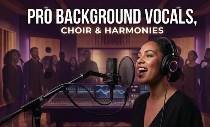 record pro background vocals, choir and harmonies