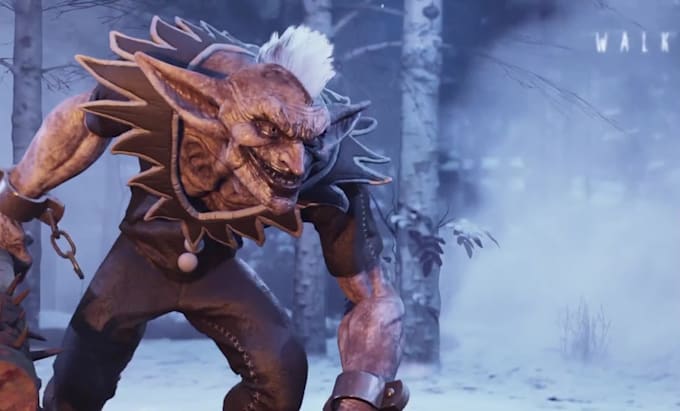 do 3d horror monster character creature model 3d animal animation vfx composting
