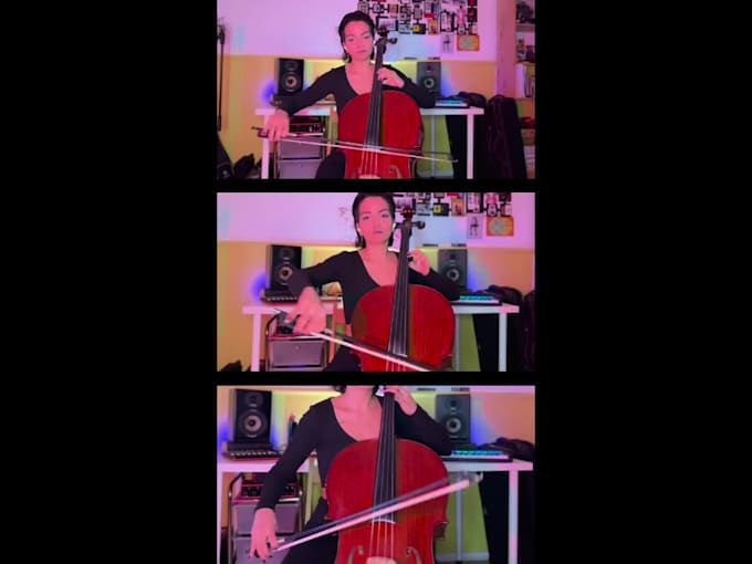 record and compose professional multilayer cello tracks