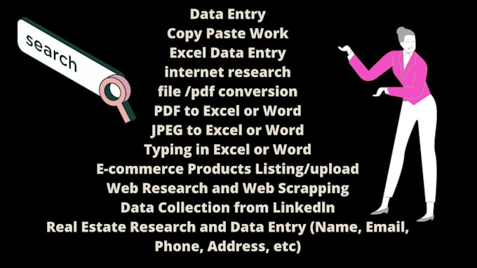 data entry for you