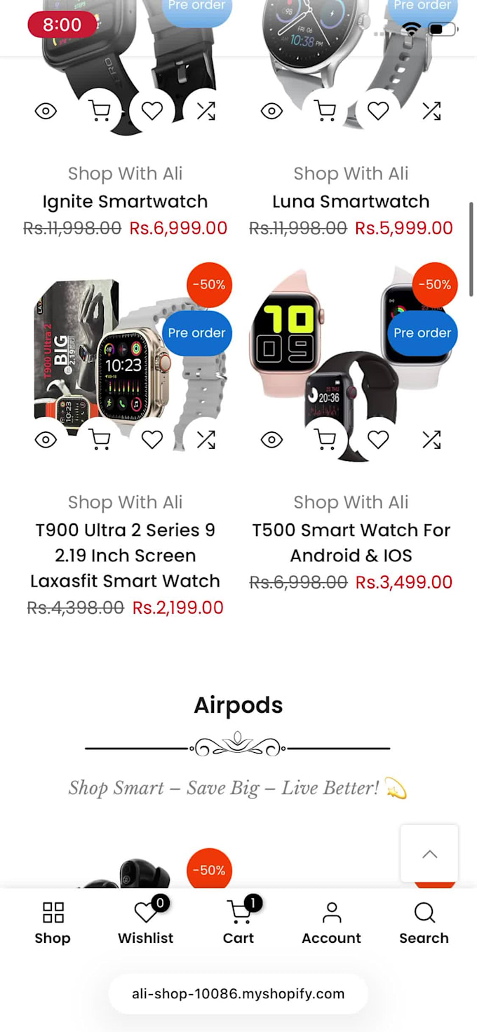 design shopify store in one day