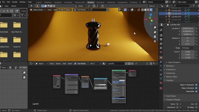 teach you 3d animation in blender from zero to hero