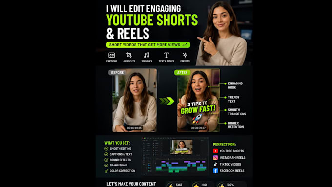 create engaging youtube shorts and reels