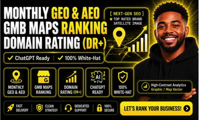 do website monthly GEO aeo gmb ranking and SEO services