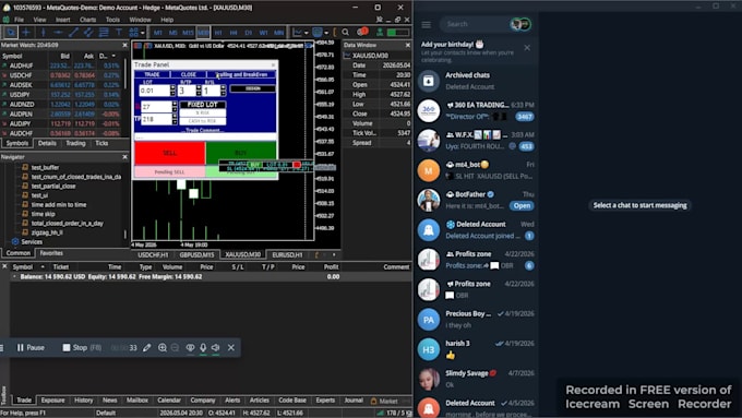 code mt4 mt5  alert system,  telegram alert ,push notification