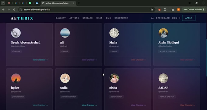 build a professional full stack  website