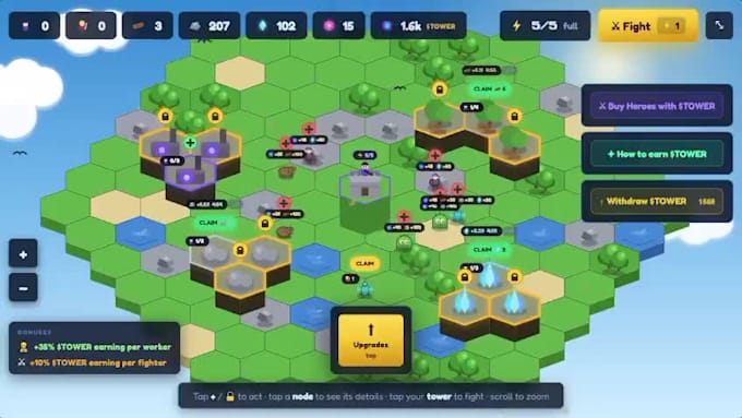 develop unity multiplayer strategy game, tower defence game, flappy bird game