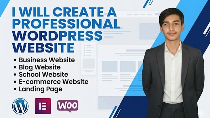 build, design or redesign wordpress website, rebuild wordpress elementor