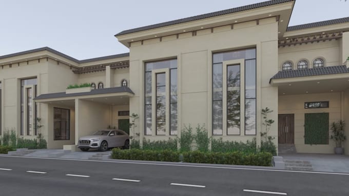 do architectural exterior visualization
