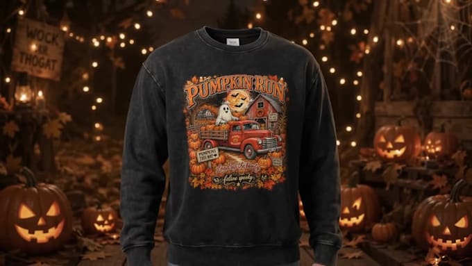 create a unique halloween t shirt design