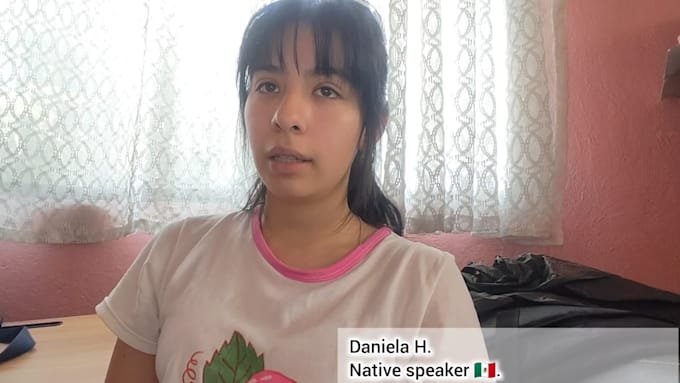 practice mexican spanish with you in a call