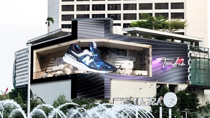 billboard 3d animation ads