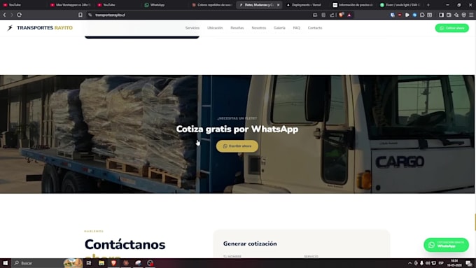 build a modern landing page with custom admin panel using next js and ia