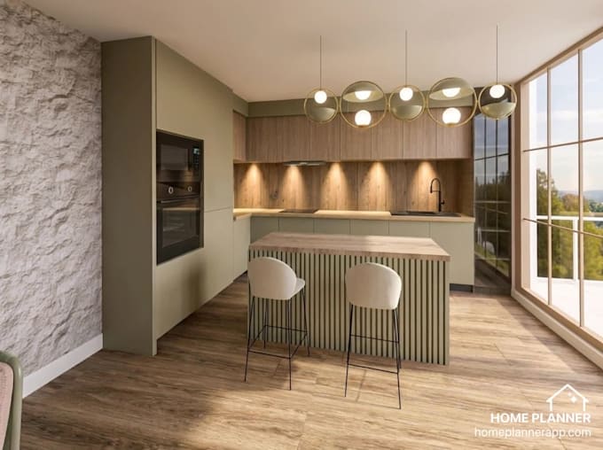 create realistic 3d interior design and renders for home