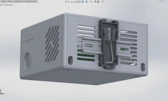 design custom din rail enclosure for pcb and electronics devices